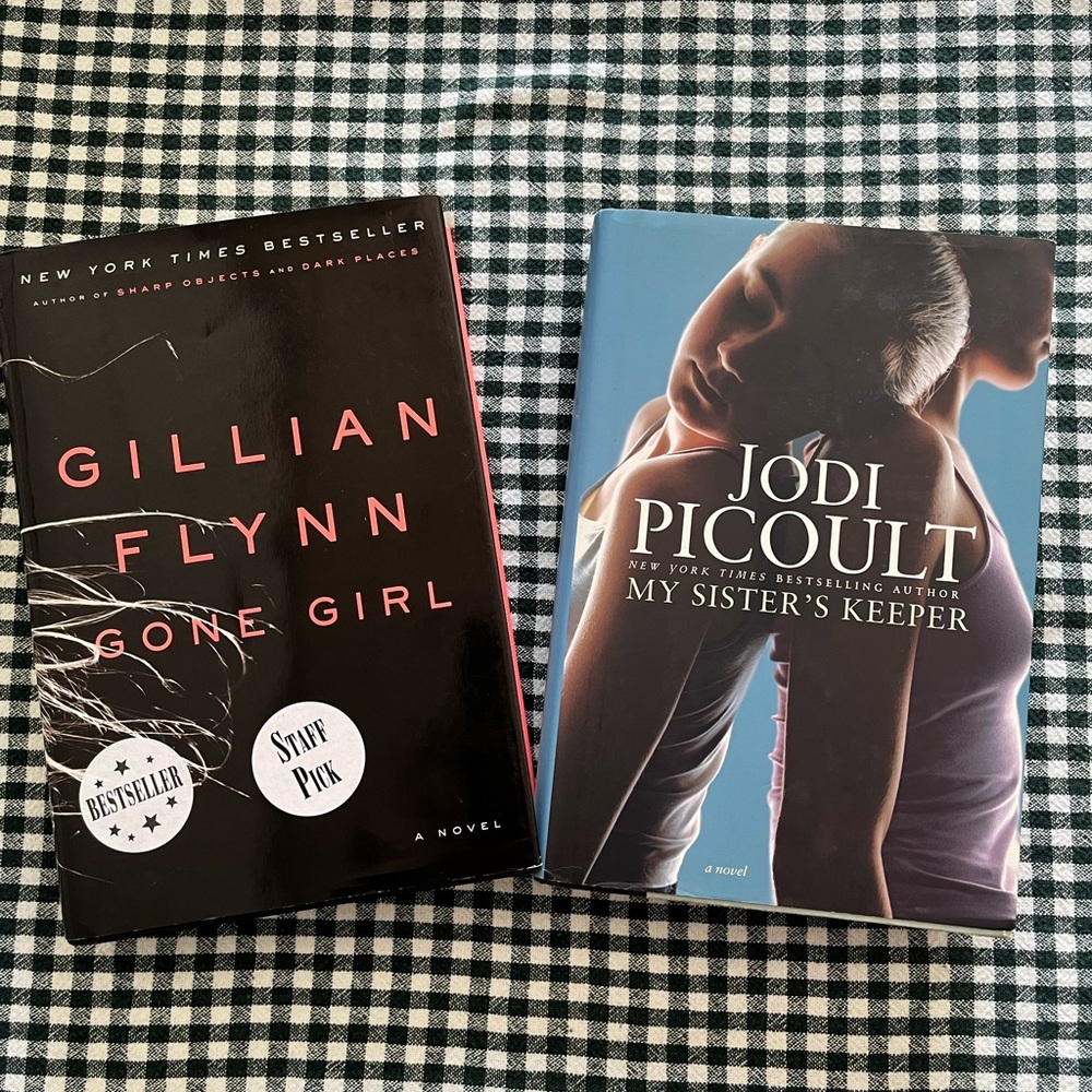 Gone Girl and My Sister's Keeper Books